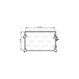 Valeo 818025 - Condenseur de climatisation