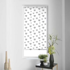 Store tamisant imp metallique 60 x 180 cm polyester piccolino Argent STORE D'INTÉRIEUR