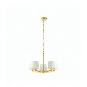 Endon Suspension Harvey, or brossé, 5 abat-jour