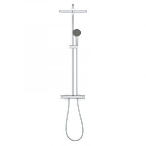 Image de Grohe Colonne de douche thermostatique XXL Cube 250 + Douchette 2 jets, Chrome (26696022)