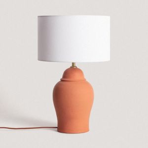 Lampe À Poser Terracota Ilana Iluzzia Blanc