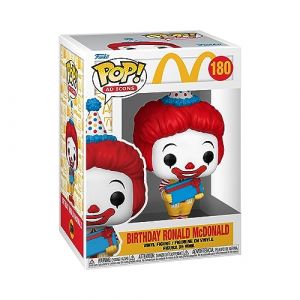 Image de Funko Pop! Ad Icons: McDonalds - Birthday Ronald McDonald - McDonald's - Figurine en Vinyle à Collectionner - Idée de Cadeau - Produits Officiels - Jouets pour Les Enfants et Adultes - Ad Icons Fans