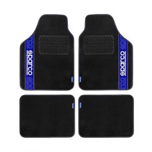 sparco Tapis de sol universel Noir tissu (Ref: SPF510BL)