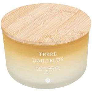 Atmosphera Bougie parfumée Sana 420g pot verre Terre d Ailleurs créateur d'intérieur