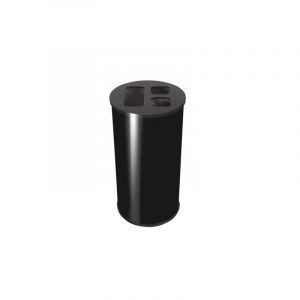 Jvd COLLECTEUR 60L noir 3 bacs