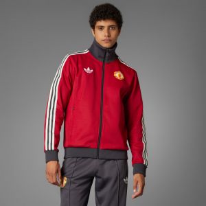 Image de Adidas Manchester United Haut d'Entra&icirc;nement OG Beckenbauer - Rouge, pointure Small - ['Rouge'] - Taille Small