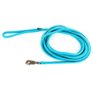 Martin Sellier Laisse en Nylon Ronde de 5m Turquoise