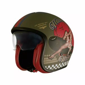 Premier Casque moto jet Vintage PU