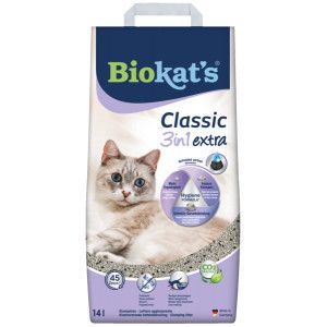 Biokat's Litière Classic 3 en 1 Extra - 2 x 14 L