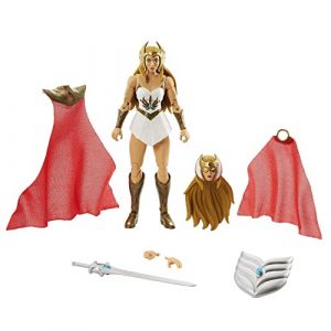 Mattel Les Maîtres de l’Univers Figurine Articulée Deluxe de She-Ra Masterverse (18 cm) avec 30 points d’articulation, accessoires, à collectionner, Jouet Enfant, Dès 3 ans, HDR61