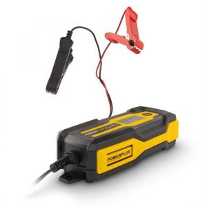 Powerplus Chargeur intelligent - POWX4203 - 12V 120Ah - Mode hiver - Écran LCD