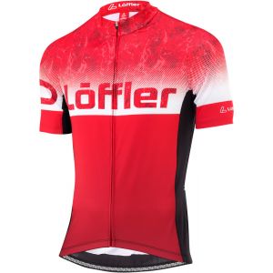 Image de Löffler Loeffler Maillot à Manches Courtes Messenger 56 Red