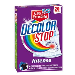 Eau ecarlate 812 - Etui de 20 lingettes Décolor Stop Intense