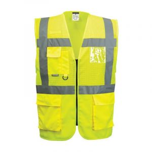 Image de Portwest C496yer4 X L Madrid Executive Gilet en maille, 4 x L, jaune - C496YER4XL