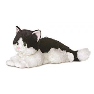 Aurora Peluche Ellie Flopsie 30,5 cm noir/blanc