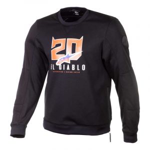 Alpinestars Sweat moto Legit Crew Fabio Quartararo 20 noir/rouge- L