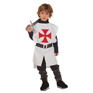 Viving Costumes – Costume Salopette Medieval Blanc 3 – 6 A, Multicolore (203789)