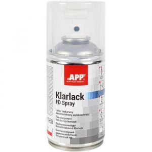 Image de Bombe de vernis - Bi-composant - Transparent - Brillant - Phare de voiture - APP - 250ml
