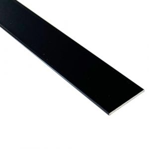 M&eacute;plat aluminium (24mm x 1mm x 1950 mm, Noir mat) Homewell