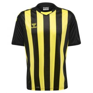 Hummel T-shirt &agrave; Manches Courtes Core Xk Striped 3XL Black / Blazing Yellow