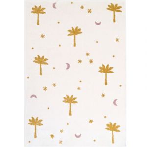 Image de Nattiot Tapis enfants multicouleur rectangulaire, l.120 x L.170 cm Little palm