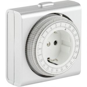 Rev Ritter 0025020703 Minuteur mécanique de forme carrée Argenté