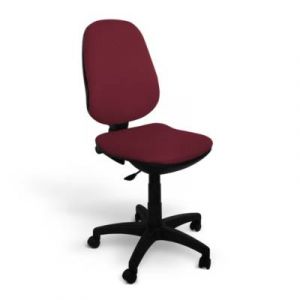 Chaise de bureau ART PROG Marjorie Grenat Roulettes pour sol souple