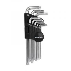 Jeu de clés Torx 9 pièces Cofan