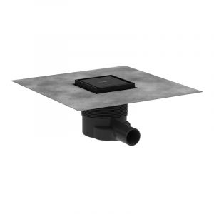 Hansgrohe RainDrain Brilliance Évacuation de salle de bains, set complet, pour une installation standard DN 50, 56250670,