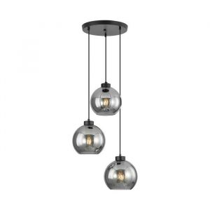 Braytron - Suspension décorative 3xE27 23W – Verre fumé