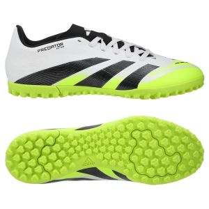 Adidas Mixte Predator Club Turf Football Boots Chaussures, FTWR White/Core Black/Lucid Lemon, 46 EU