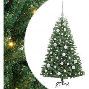 VidaXL Sapin de Noël Artificiel à Branches Articulées Vert 120 cm
