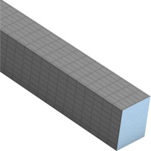 Wedi Support pour vitre et cloison, Fundo Riolito et Fundo Riolito neo 1800x40x60mm