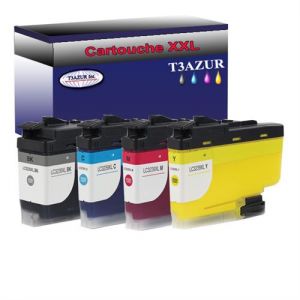 Image de T3Azur Lot de 4 Cartouc s compatibles Brot r MFC J6947DW, LC3239XL