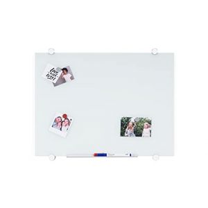 Bi-office Tableau en verre magn&eacute;tique Flow 45 x 60 cm blanc