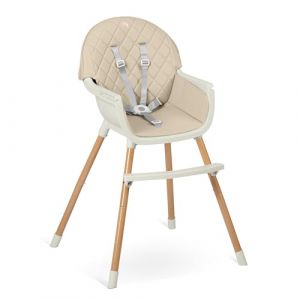 Chaise haute Nukido Lilo beige