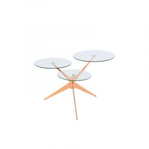 Prix Table d'Ap Design Triplet 75cm Rose