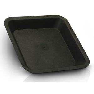 Soucoupe noire 36.5 x 36.5 cm (Ltr30) (SV33)