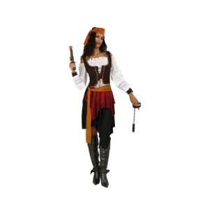 Déguisement pirate femme jupe et bustier (taille XL)