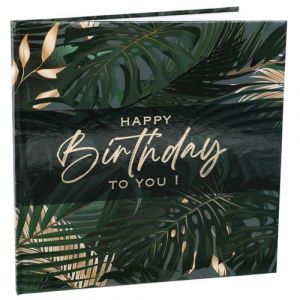 Santex Livre d'or anniversaire jungle 40p 24cm vert - g&eacute;n&eacute;rique 000854100000010