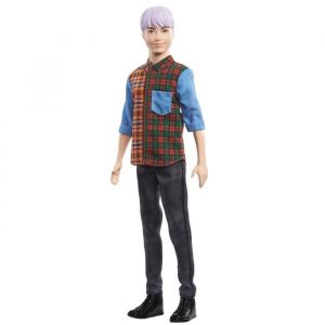 Image de Mattel Poupée Ken Fashionistas Cheveux violets