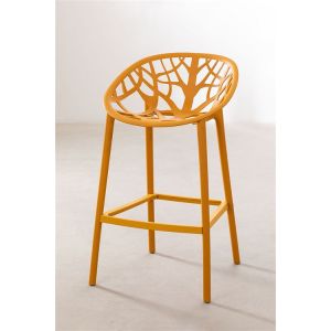 Skl Tabouret Haut de Jardin Ores Polypropylène Moutarde ?65 cm