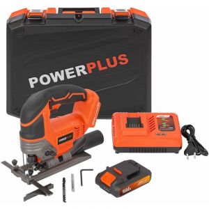 Power plus Scie sauteuse + batterie 20V 2.0Ah + chargeur