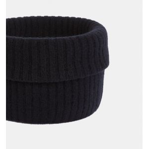 Galeries Lafayette Snood Slubon cachemire femme Noir - Couleur Noir - Taille Taille unique