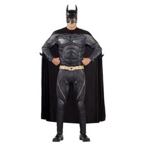 Déguisement Batman homme- Funidelia- 114499- The Dark Knight : Le Chevalier noir Super héros DC Comics- Carnaval Noel
