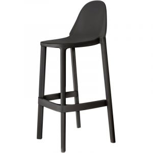 Scab Tabouret design, Tabouret de bar Piu Gris en Plastique design