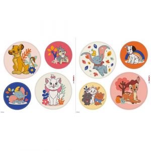 KOMAR Sticker fenêtre Les Classiques Disney - 30x30 cm