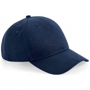 Beechfield Casquette B62N en coton biologique 5 panneaux, bleu marine, Taille Unique