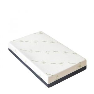 Matelas mémoire de forme déhoussable Bambou 60x120 cm