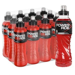 PowerAde Rouge go&ucirc;t Cerise Bouteille 50cl x12